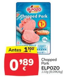 Oferta de Elpozo - Chopped Pork por 0,89€ en Supermercados Codi