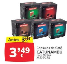 Oferta de Catunambu - Cápsulas De Café por 3,49€ en Supermercados Codi