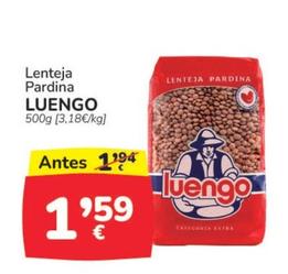 Oferta de Luengo - Lenteja Pardina por 1,59€ en Supermercados Codi