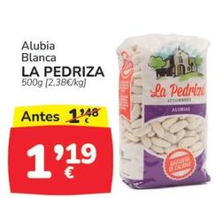 Oferta de La Pedriza - Alubia Blanca por 1,19€ en Supermercados Codi