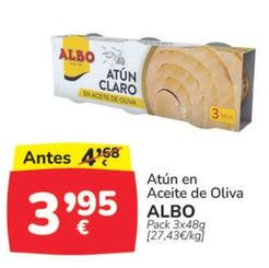 Oferta de Albo - Atún En Aceite De Oliva por 3,95€ en Supermercados Codi