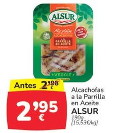 Oferta de Alsur - Alcachofas A La Parrilla En Aceite por 2,95€ en Supermercados Codi