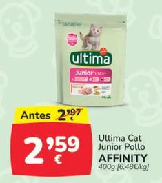 Oferta de Affinity - Última Cat Junior Pollo por 2,59€ en Supermercados Codi
