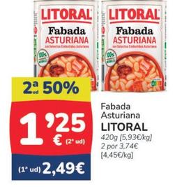 Oferta de Fabada por 2,49€ en Supermercados Codi