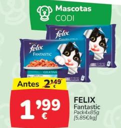 Oferta de Comida para gatos por 1,99€ en Supermercados Codi