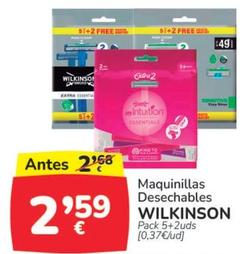 Oferta de Wilkinson - Maquinillas Desechables por 2,59€ en Supermercados Codi