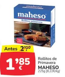 Oferta de Rollitos de primavera por 1,85€ en Supermercados Codi