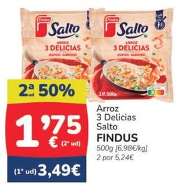 Oferta de Findus - Arroz 3 Delicias Salto por 3,49€ en Supermercados Codi