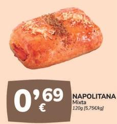 Oferta de Napolitana Mixta por 0,69€ en Supermercados Codi