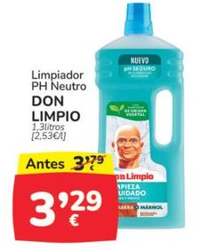 Oferta de Don Limpio - Limpiador PH Neutro por 3,29€ en Supermercados Codi