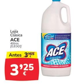 Oferta de Ace - Lejía Clasica por 3,25€ en Supermercados Codi
