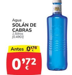 Oferta de Agua por 0,72€ en Supermercados Codi