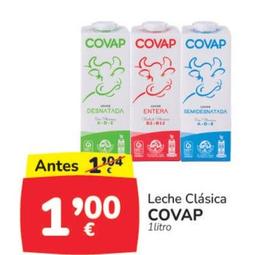 Oferta de Covap - Leche Clásica por 1€ en Supermercados Codi