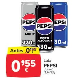 Oferta de Pepsi - Lata por 0,55€ en Supermercados Codi