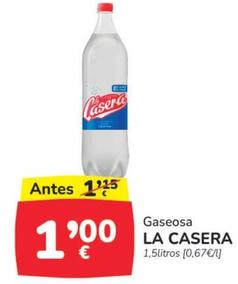 Oferta de La Casera - Gaseosa por 1€ en Supermercados Codi