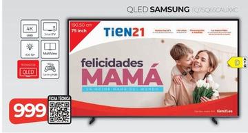 Oferta de Samsung - QLed Q75Q65CAUXXC por 999€ en Tien 21