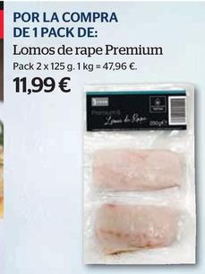 Oferta de Premium - Lomos De Rape por 11,99€ en La Sirena