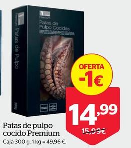 Oferta de Premium - Patas De Pulpo Cocido por 14,99€ en La Sirena