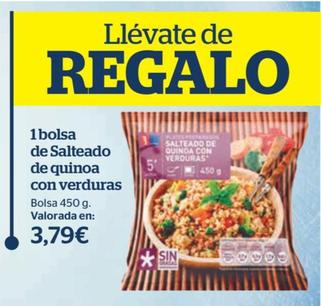 Oferta de Salteado De Quinoa Con Verduras por 3,79€ en La Sirena