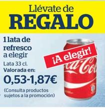 Oferta de Coca-cola - 1 Late De Refresco en La Sirena