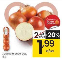 Oferta de Cebolla Blanca Buti por 1,99€ en Eroski