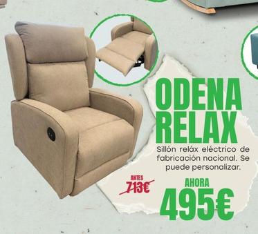 Oferta de Odena Relax - Sillón Relax Electrico De Fabricacion Nacional Se Puede Personalizar  por 495€ en OKSofas
