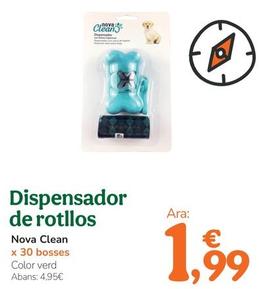 Oferta de Nova Clean - Dispensador De Rotllos por 1,99€ en Tiendanimal