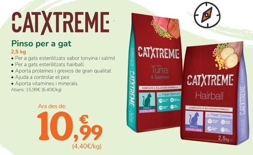 Oferta de Catxtreme - Pinso Per A Gat por 10,99€ en Tiendanimal