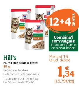 Oferta de Hill's - Húmedo Para Gato O Gatito por 1,79€ en Tiendanimal