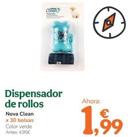 Oferta de Nova Clean - Dispensador de Rollos por 1,99€ en Tiendanimal