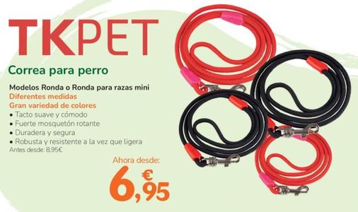 Oferta de TkPet - Correa Para Perro por 6,95€ en Tiendanimal