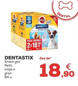 Oferta de Dentastix - Snack Gos Petit por 18,9€ en Kiwoko