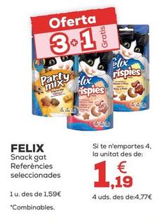 Oferta de Purina - Snack Gat Referencies Seleccionades por 1,59€ en Kiwoko