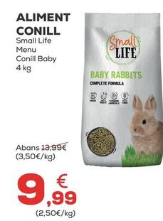 Oferta de Small Life - Aliment Conill por 9,99€ en Kiwoko