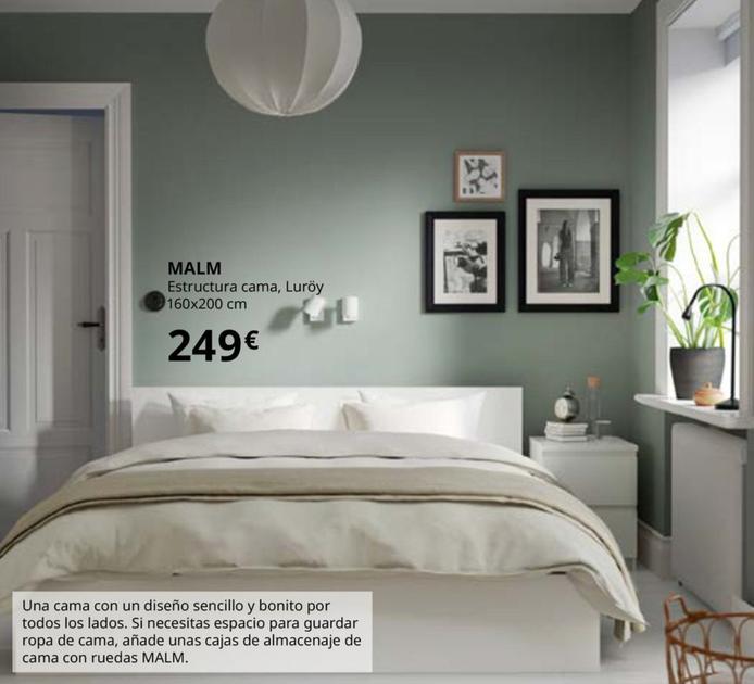 Oferta de Malm - Estructura De Cama Luröy, 160x200 Cm por 249€ en IKEA