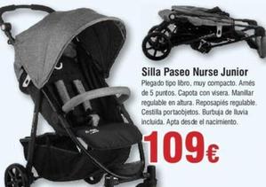 Oferta de Silla Paseo Nurse Junior por 109€ en Froiz