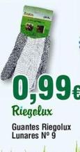 Oferta de Riegolux - Guantes Lunares N9 por 0,99€ en Froiz