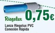 Oferta de Riegolux - Lanza Pvc Conexión Rápida por 0,75€ en Froiz