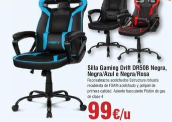 Oferta de Gaming - Silla Drift DR50B Negra, Negra/Azul O Negra/Rosa por 99€ en Froiz
