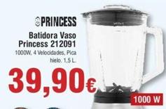 Oferta de Princess - Batidora Vaso 212091 por 39,9€ en Froiz
