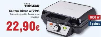 Oferta de Tristar - Gofrera WF2195 por 22,9€ en Froiz