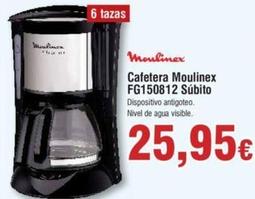 Oferta de Moulinex - Cafetera FG150812 Súbito por 25,95€ en Froiz