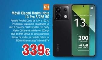 Oferta de Xiaomi - Móvil Redmi Note 13 Pro 8/256 5g por 339€ en Froiz