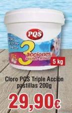 Oferta de Pqs - Cloro Triple Acción Pastillas por 29,9€ en Froiz