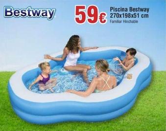 Oferta de Bestway - Piscina 270x198x51 Cm por 59€ en Froiz