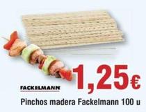 Oferta de Fackelmann - Pinchos Madera por 1,25€ en Froiz