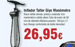 Oferta de Giyo - Inflador Taller Manometro por 26,95€ en Froiz
