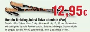Oferta de Joluvi - Bastón Trekking Tuiza aluminio por 12,95€ en Froiz