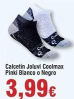 Oferta de Joluvi - Calcetín Coolmax Pinki Blanco / Negro por 3,99€ en Froiz