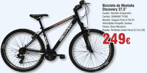 Oferta de Shimano - Bicicleta De Montaña Discovery 27,5" por 249€ en Froiz